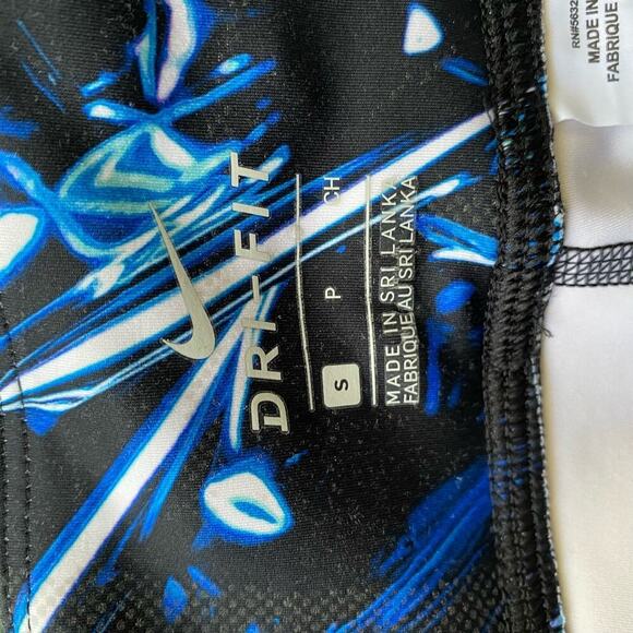 Nike Dri fit sz S blue‎ abstract yoga athletic leggings - Picture 10 of 10